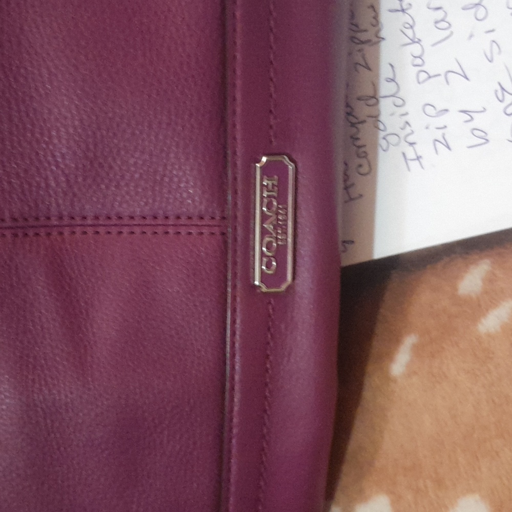 Coach Rich Purple Shoulder Bag - Picture 5 of 8